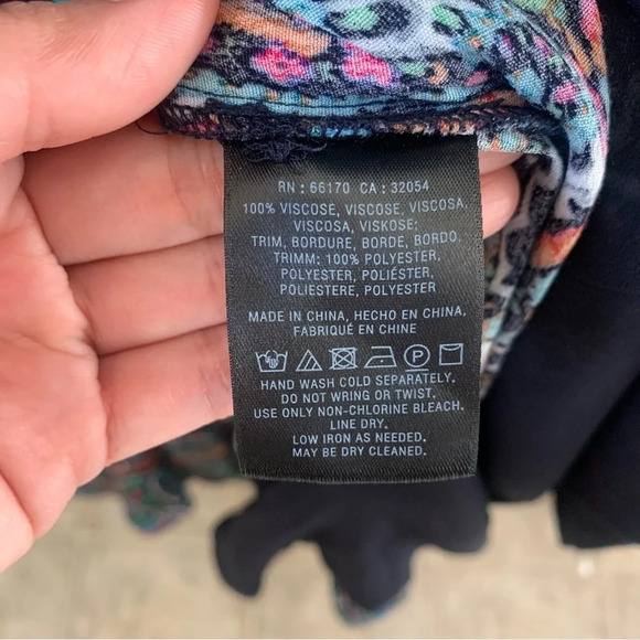 Maeve by Anthropologie Maplewood Neon multicolor Dress Paisley XS - Picture 9 of 9